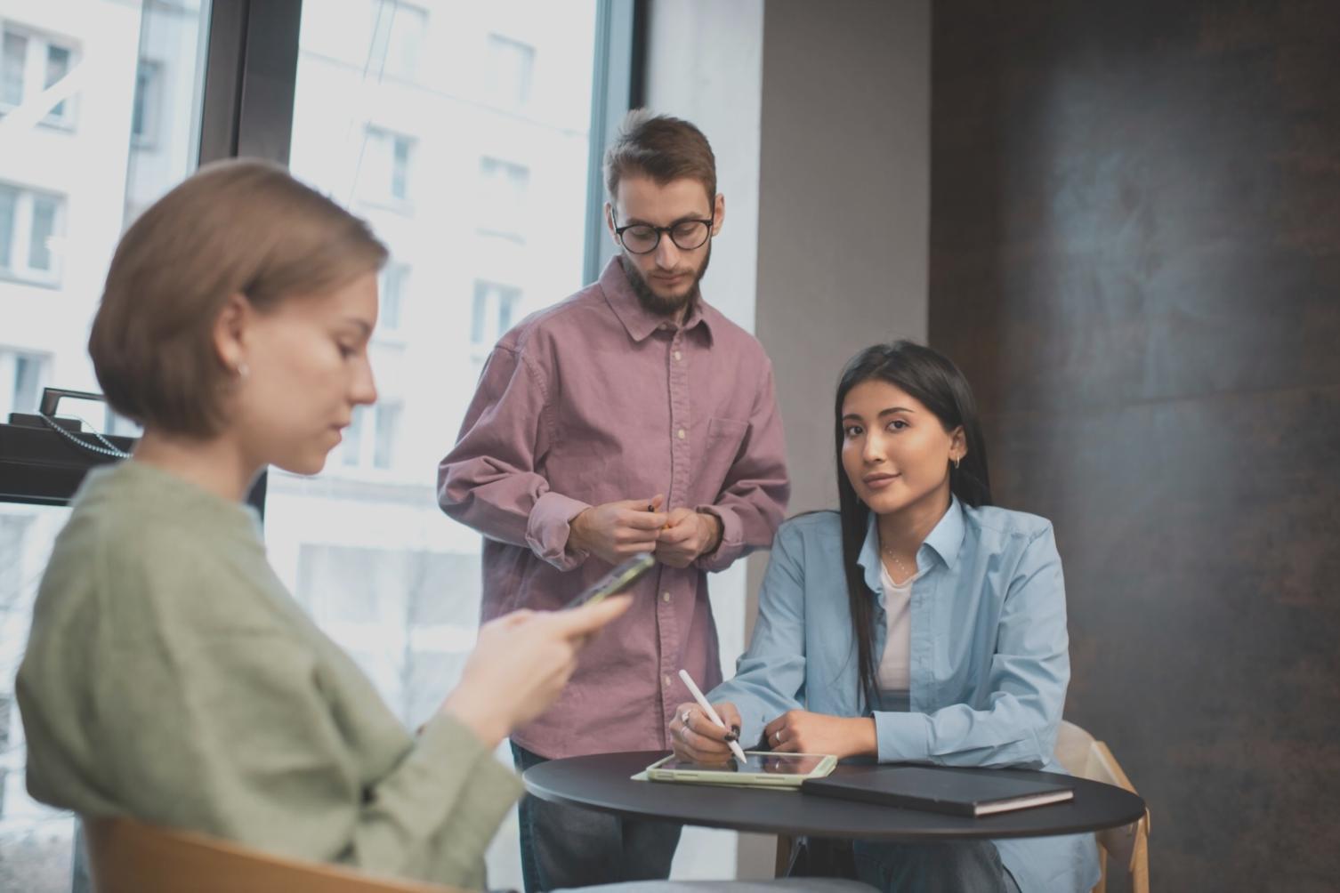 Desktop business software testing environment showing multiple applications running simultaneously